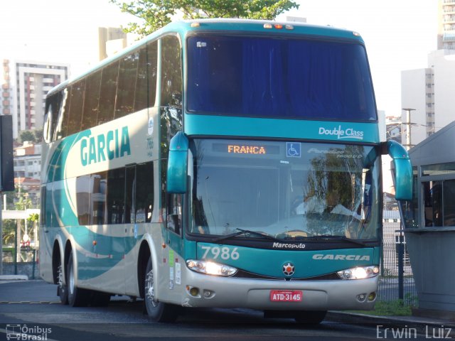 Viação Garcia 7986 na cidade de Ribeirão Preto, São Paulo, Brasil, por Erwin  Luiz. ID da foto: 4781865.