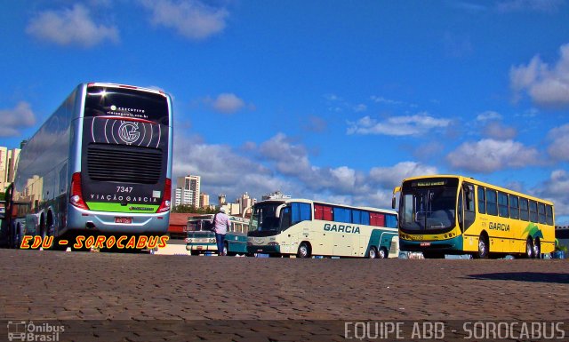 Viação Garcia 7347 na cidade de Londrina, Paraná, Brasil, por EDUARDO - SOROCABUS. Número da foto: #4783663.