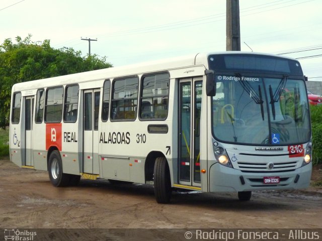 Real Alagoas de Viação 310 na cidade de Maceió, Alagoas, Brasil, por Rodrigo Fonseca. Número da foto: #4785529.