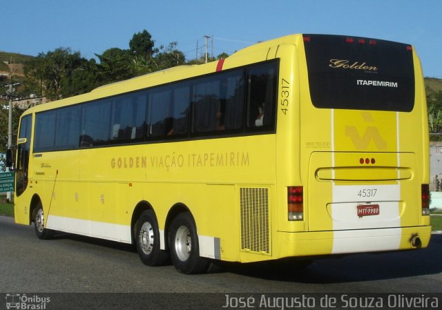 Viação Itapemirim 45317 na cidade de Barra do Piraí, Rio de Janeiro, Brasil, por José Augusto de Souza Oliveira. Número da foto: #4785475.