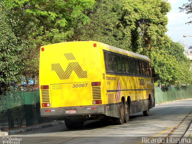 Viação Itapemirim 30067 na cidade de São Paulo, São Paulo, Brasil, por Ricardo Liberino. Número da foto: #4786697.