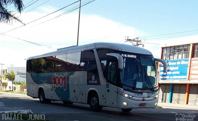 Auto Viação 1001 RJ 108.529 na cidade de Cabo Frio, Rio de Janeiro, Brasil, por RAFAEL  JUNIO FONSECA. Número da foto: #4786562.