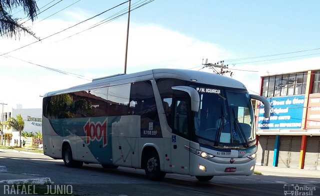 Auto Viação 1001 RJ 108.529 na cidade de Cabo Frio, Rio de Janeiro, Brasil, por RAFAEL  JUNIO FONSECA. ID da foto: 4786562.