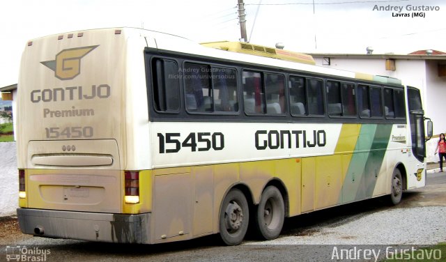 Empresa Gontijo de Transportes 15450 na cidade de Lavras, Minas Gerais, Brasil, por Andrey Gustavo. ID da foto: 4785989.