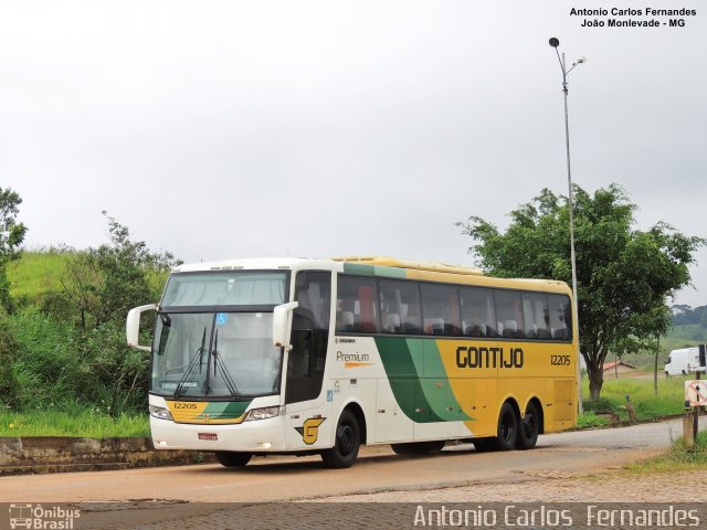 Empresa Gontijo de Transportes 12205 na cidade de João Monlevade, Minas Gerais, Brasil, por Antonio Carlos Fernandes. Número da foto: #4785451.