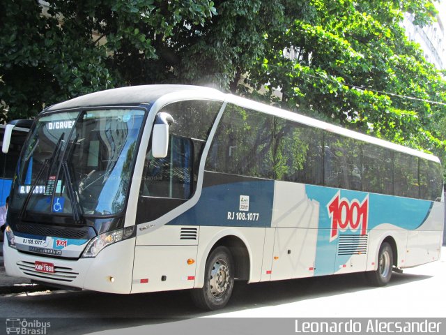 Auto Viação 1001 RJ 108.1077 na cidade de Rio de Janeiro, Rio de Janeiro, Brasil, por Leonardo Alecsander. Número da foto: #4788924.