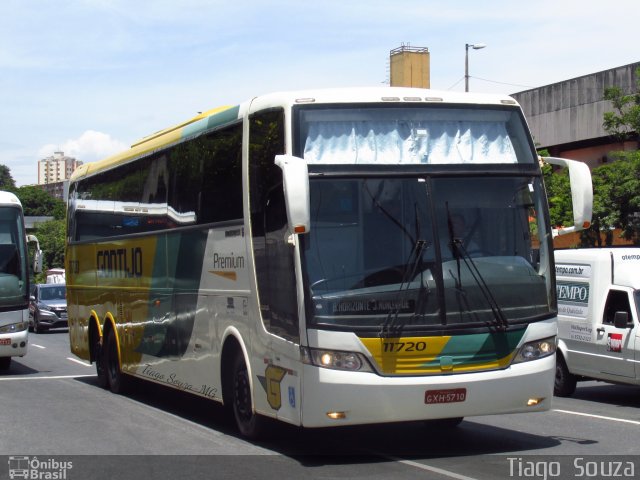 Empresa Gontijo de Transportes 11720 na cidade de Belo Horizonte, Minas Gerais, Brasil, por Tiago Wenceslau de Souza. ID da foto: 4790265.