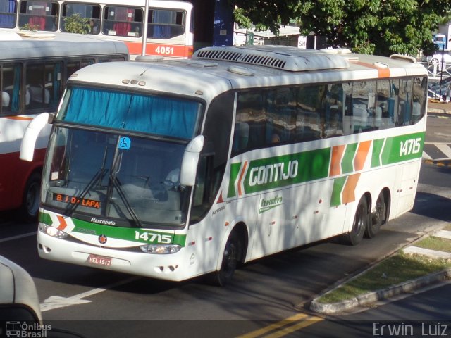 Empresa Gontijo de Transportes 14715 na cidade de Ribeirão Preto, São Paulo, Brasil, por Erwin  Luiz. Número da foto: #4788668.