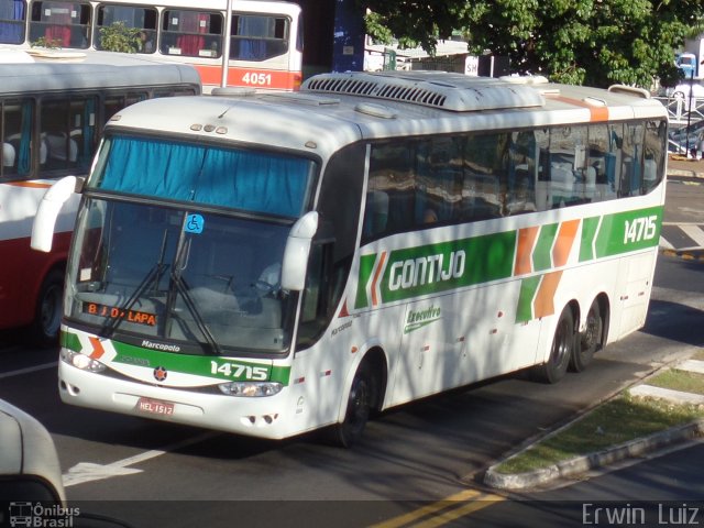 Empresa Gontijo de Transportes 14715 na cidade de Ribeirão Preto, São Paulo, Brasil, por Erwin  Luiz. ID da foto: 4788668.