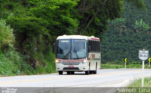 Minastur 1420 na cidade de Ibatiba, Espírito Santo, Brasil, por Saimom  Lima. Número da foto: #4790000.