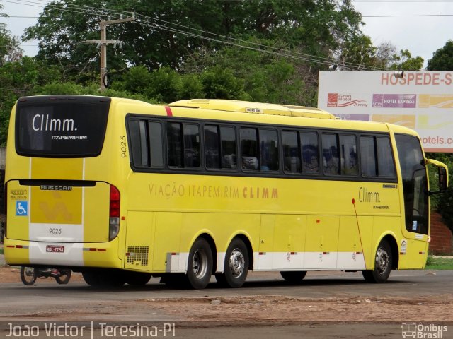 Viação Itapemirim 9025 na cidade de Teresina, Piauí, Brasil, por João Victor. ID da foto: 4787166.