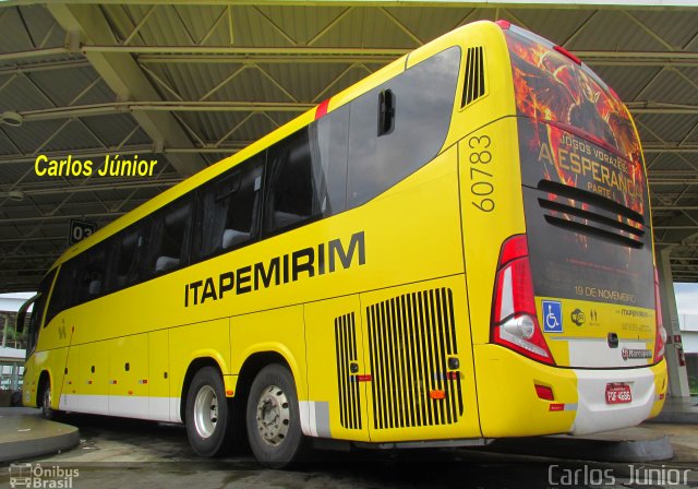 Viação Itapemirim 60783 na cidade de Brasília, Distrito Federal, Brasil, por Carlos Júnior. Número da foto: #4789319.