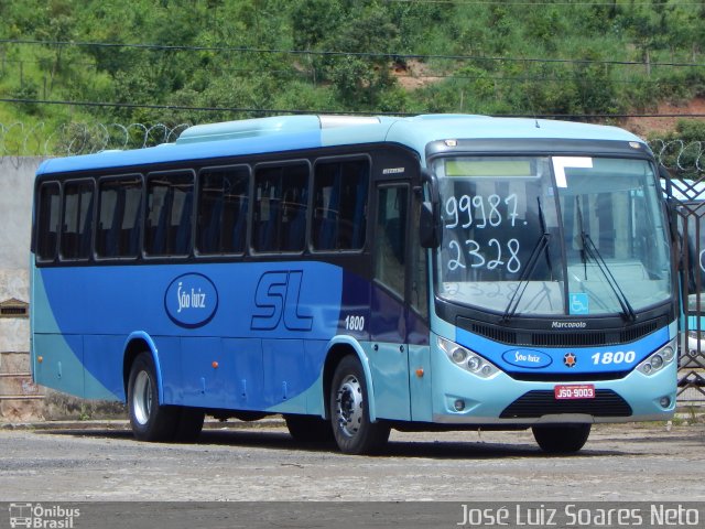 São Luiz Turismo 1800 na cidade de Conselheiro Lafaiete, Minas Gerais, Brasil, por José Luiz Soares Neto. Número da foto: #4787718.