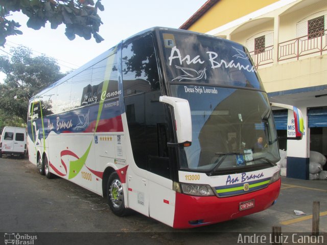 Asa Branca Turismo 113000 na cidade de Goiânia, Goiás, Brasil, por André Luiz Canon. ID da foto: 4788785.