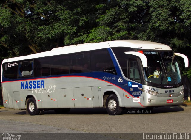 Viação Nasser 208115 na cidade de São Paulo, São Paulo, Brasil, por Leonardo Fidelli. Número da foto: #4788393.