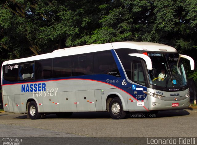 Viação Nasser 208115 na cidade de São Paulo, São Paulo, Brasil, por Leonardo Fidelli. ID da foto: 4788393.