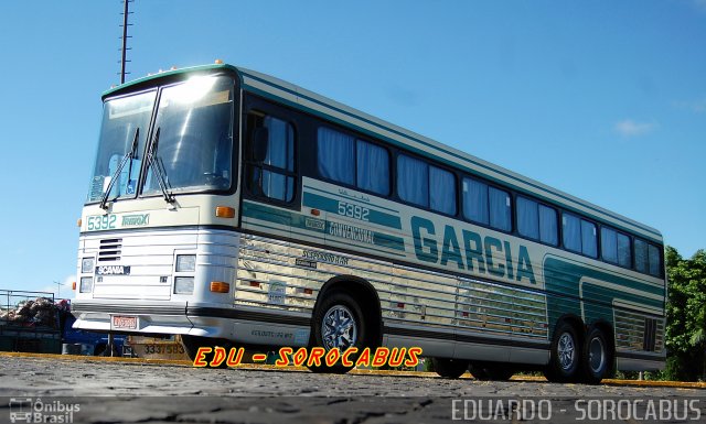 Viação Garcia 5392 na cidade de Londrina, Paraná, Brasil, por EDUARDO - SOROCABUS. ID da foto: 4788934.