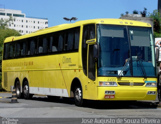 Viação Itapemirim 44001 na cidade de São Paulo, São Paulo, Brasil, por José Augusto de Souza Oliveira. Número da foto: #4788370.