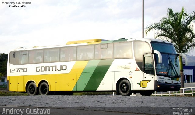 Empresa Gontijo de Transportes 12720 na cidade de Perdões, Minas Gerais, Brasil, por Andrey Gustavo. Número da foto: #4788744.