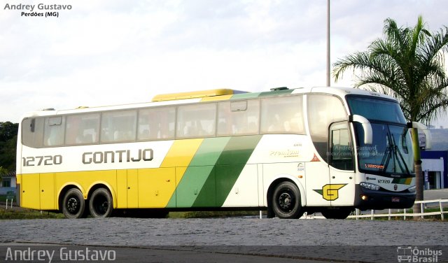 Empresa Gontijo de Transportes 12720 na cidade de Perdões, Minas Gerais, Brasil, por Andrey Gustavo. ID da foto: 4788744.