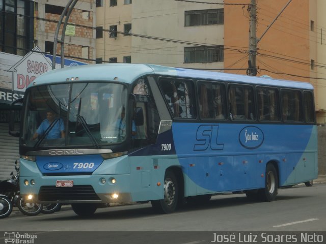 São Luiz Turismo 7900 na cidade de Conselheiro Lafaiete, Minas Gerais, Brasil, por José Luiz Soares Neto. Número da foto: #4787708.