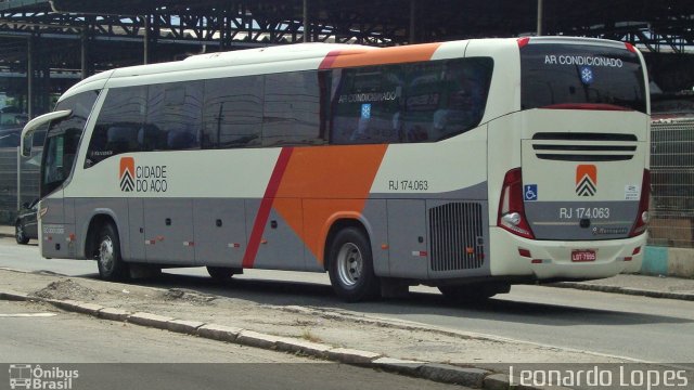 Viação Cidade do Aço RJ 174.063 na cidade de Rio de Janeiro, Rio de Janeiro, Brasil, por Leonardo Lopes. Número da foto: #4788321.