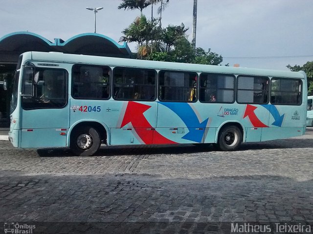 Auto Viação Dragão do Mar 42045 na cidade de Fortaleza, Ceará, Brasil, por Matheus Lima Teixeira. ID da foto: 4789156.