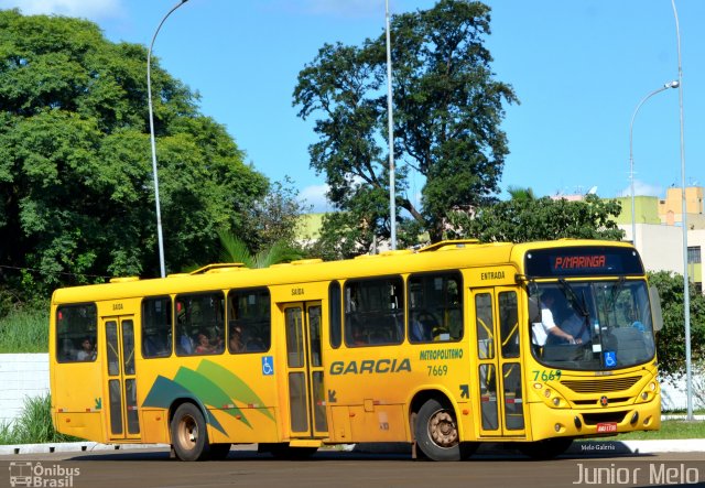 Viação Garcia 7669 na cidade de Maringá, Paraná, Brasil, por José Melo. Número da foto: #4791910.