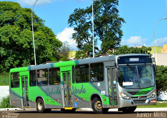 Cidade Verde Transporte Rodoviário 1201 na cidade de Maringá, Paraná, Brasil, por José Melo. Número da foto: #4791927.