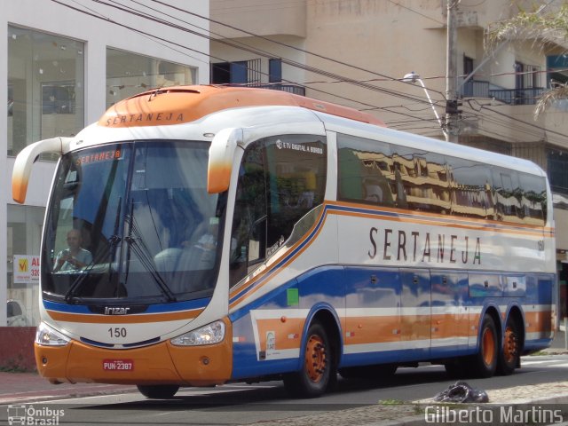 Viação Sertaneja 150 na cidade de Serra, Espírito Santo, Brasil, por Gilberto Martins. ID da foto: 4791791.