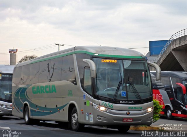 Viação Garcia 7656 na cidade de Campinas, São Paulo, Brasil, por Alex Aparecido. Número da foto: #4795063.