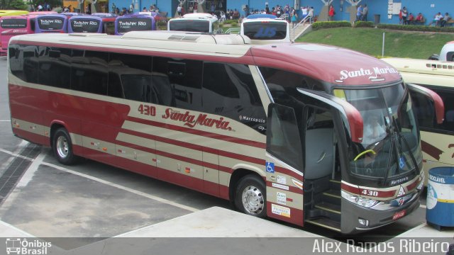 Santa Maria Fretamento e Turismo > Transportes Santa Maria(SP) 430 na cidade de Aparecida, São Paulo, Brasil, por Alex Ramos Ribeiro. Número da foto: #4795300.