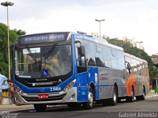 Transcooper > Norte Buss 2 6464 na cidade de São Paulo, São Paulo, Brasil, por Gabriel Almeida. Número da foto: #4795382.