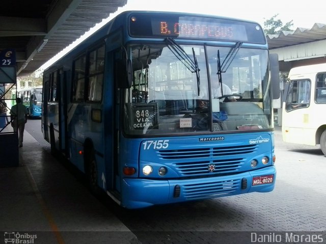 Serramar Transporte Coletivo 17155 na cidade de Serra, Espírito Santo, Brasil, por Danilo Moraes. Número da foto: #4793459.