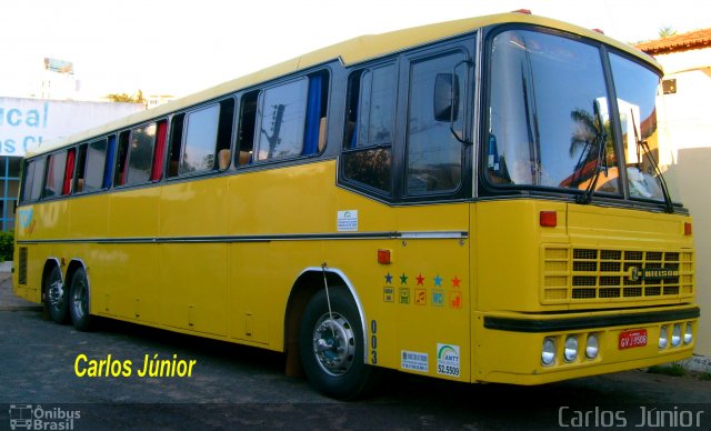 Toptur Transporte e Turismo 003 na cidade de Caldas Novas, Goiás, Brasil, por Carlos Júnior. ID da foto: 4795023.