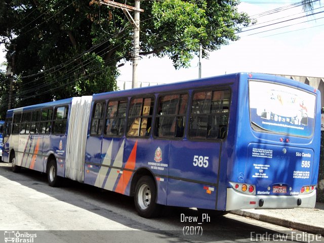 Viação São Camilo 585 na cidade de São Paulo, São Paulo, Brasil, por Endrew Felipe. ID da foto: 4793043.