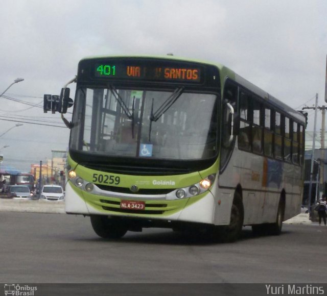 Rápido Araguaia 50259 na cidade de Goiânia, Goiás, Brasil, por Yuri Martins. ID da foto: 4793567.