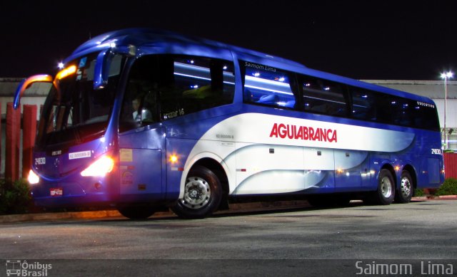 Viação Águia Branca 24830 na cidade de Vitória, Espírito Santo, Brasil, por Saimom  Lima. Número da foto: #4794074.