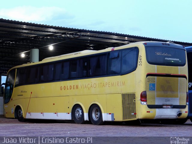 Viação Itapemirim 5549 na cidade de Cristino Castro, Piauí, Brasil, por João Victor. ID da foto: 4797822.