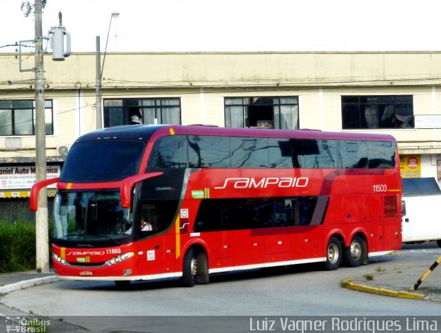 Viação Sampaio 11503 na cidade de São José dos Campos, São Paulo, Brasil, por Luiz Vagner Rodrigues Lima. Número da foto: #4796143.