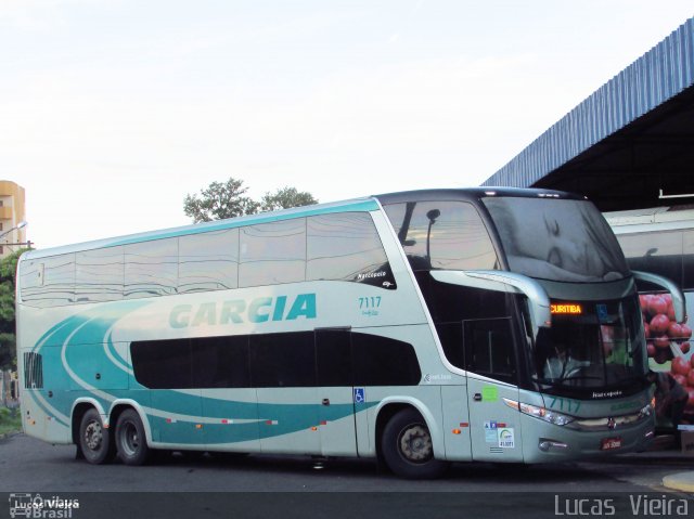 Viação Garcia 7117 na cidade de Presidente Prudente, São Paulo, Brasil, por Lucas Vieira. Número da foto: #4796714.