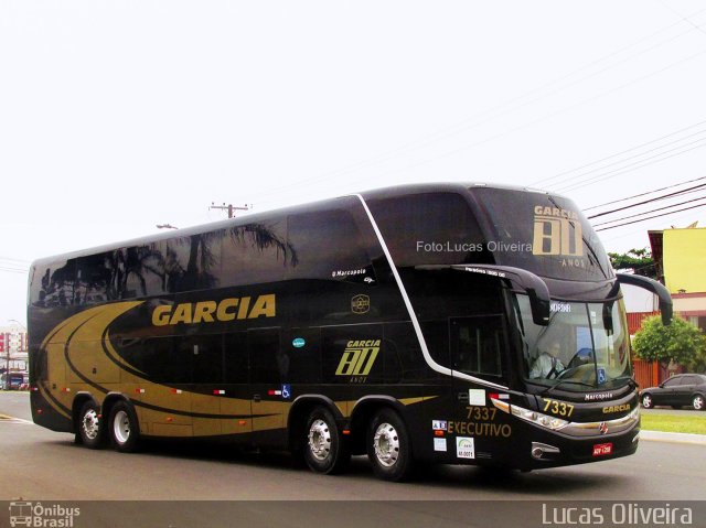 Viação Garcia 7337 na cidade de Londrina, Paraná, Brasil, por Lucas Oliveira . Número da foto: #4797814.