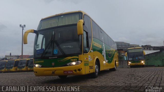 Expresso Caxiense 7002 na cidade de Guarulhos, São Paulo, Brasil, por Cainã Marcos de Araujo. Número da foto: #4796992.