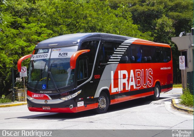 Lirabus 12081 na cidade de São Paulo, São Paulo, Brasil, por Oscar Rodriguez . Número da foto: #4799659.