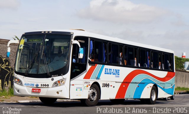 Eliz-Line Transporte e Turismo 1069 na cidade de São Paulo, São Paulo, Brasil, por Cristiano Soares da Silva. Número da foto: #4799165.