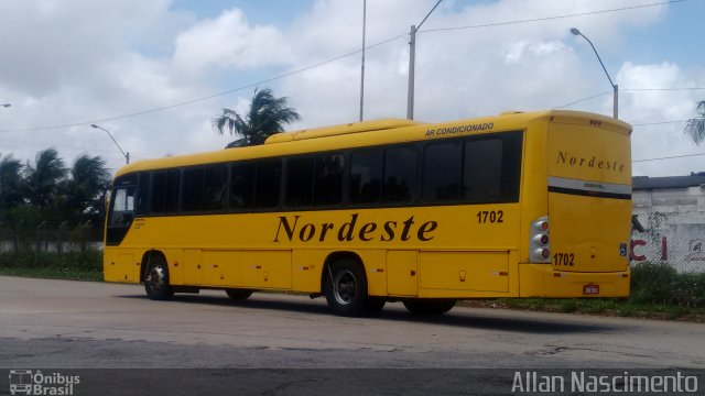 Viação Nordeste 1702 na cidade de Natal, Rio Grande do Norte, Brasil, por Allan Nascimento. Número da foto: #4799528.