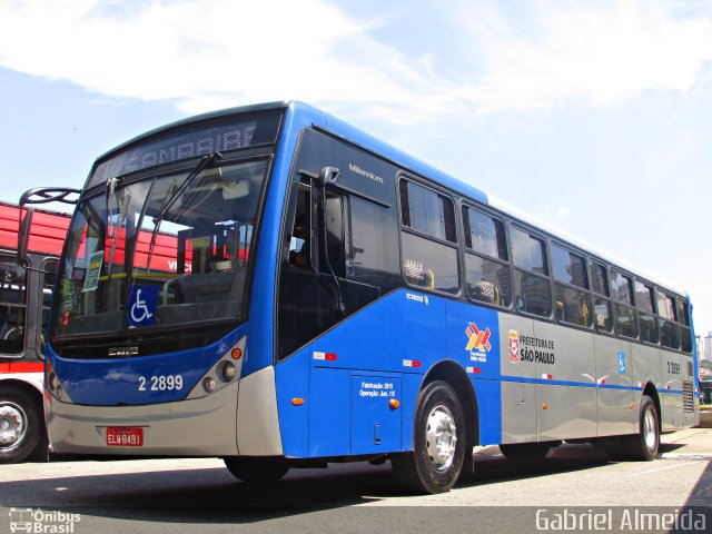Sambaíba Transportes Urbanos 2 2899 na cidade de São Paulo, São Paulo, Brasil, por Gabriel Almeida. Número da foto: #4800293.