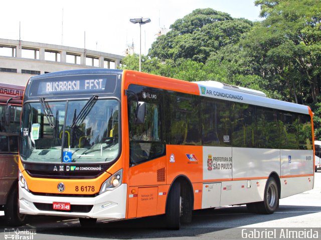 Alfa Rodobus > CooperAlfa 8 6178 na cidade de São Paulo, São Paulo, Brasil, por Gabriel Almeida. Número da foto: #4800280.