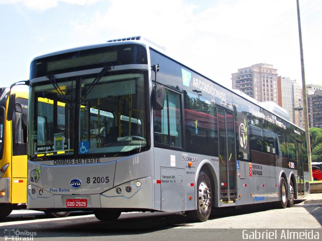 Viação Gato Preto 8 2005 na cidade de São Paulo, São Paulo, Brasil, por Gabriel Almeida. ID da foto: 4800334.