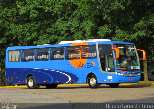 Litorânea Transportes Coletivos 5087 na cidade de São Paulo, São Paulo, Brasil, por Bruno Faria de Lima. Número da foto: #4730309.